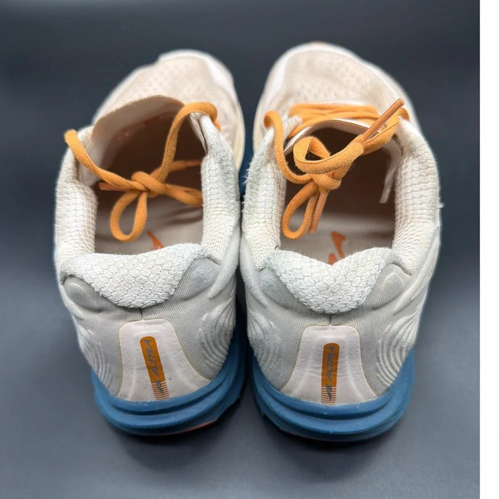 Altra Paradigm 6 Womens Running Shoes Cream Orange Blue‎ AL0A547X631 Size 6.5